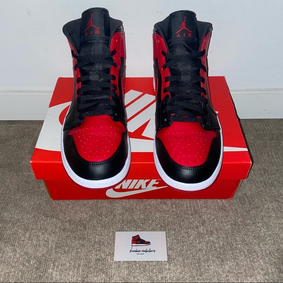 SOLD ❌ Jordan 1 Mid Banned Size 13 - Picture 3 of 5